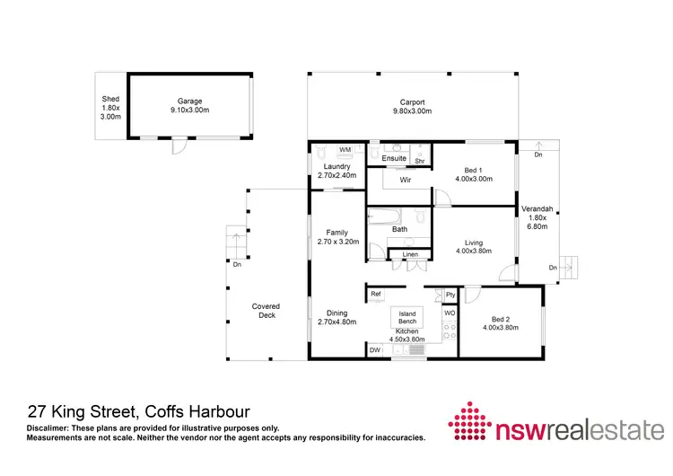 Floorplan of Homely house listing, 27 King Street, Coffs Harbour NSW 2450