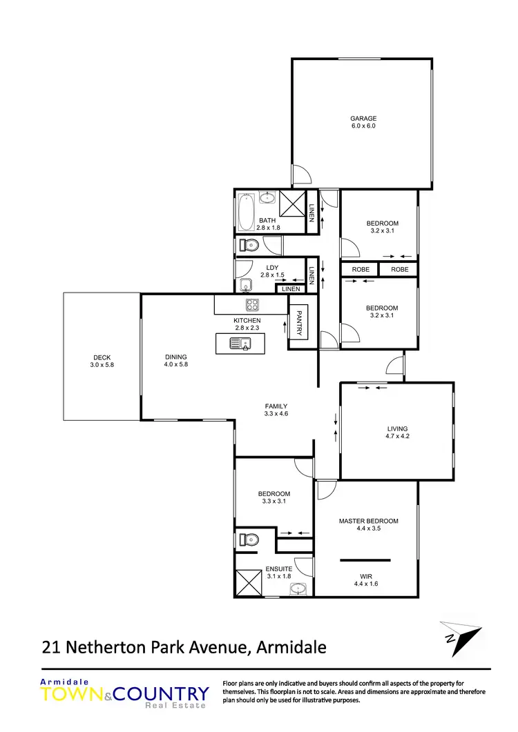 Floorplan of Homely house listing, 21 Netherton Park Avenue, Armidale NSW 2350