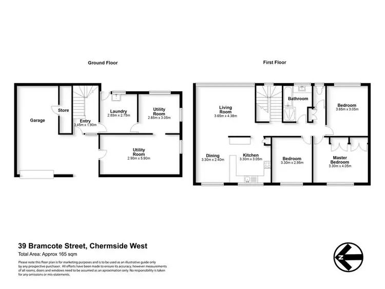 Floorplan of Homely house listing, 39 Bramcote Street, Chermside West QLD 4032