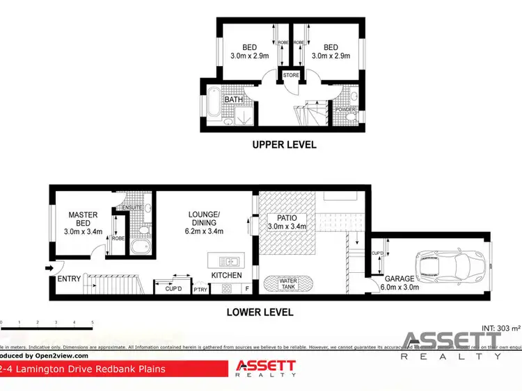 Floorplan of Homely townhouse listing, 2/4 Lamington Drive, Redbank Plains QLD 4301