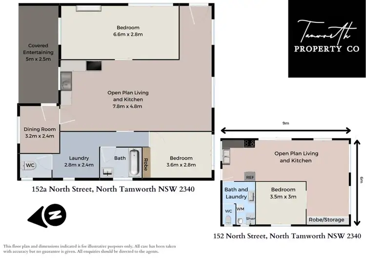 Floorplan of Homely house listing, 152 & 152A North Street, Tamworth NSW 2340