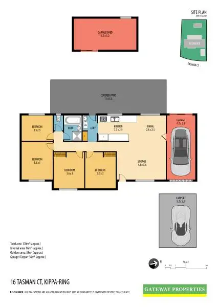 Floorplan of Homely house listing, 16 TASMAN COURT, Kippa-Ring QLD 4021