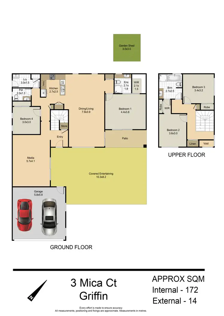 Floorplan of Homely house listing, 3 Mica Court, Griffin QLD 4503