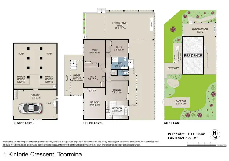 Floorplan of Homely house listing, 1 Kintorie Cres, Toormina NSW 2452