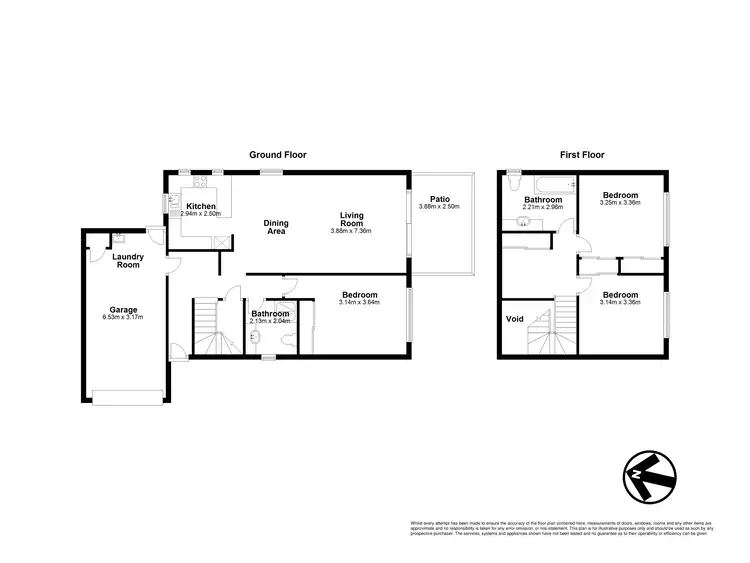Floorplan of Homely townhouse listing, 31/1 Cascade Drive, Underwood QLD 4119