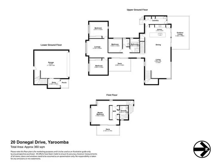 Floorplan of Homely house listing, 20 Donegal Drive, Yaroomba QLD 4573