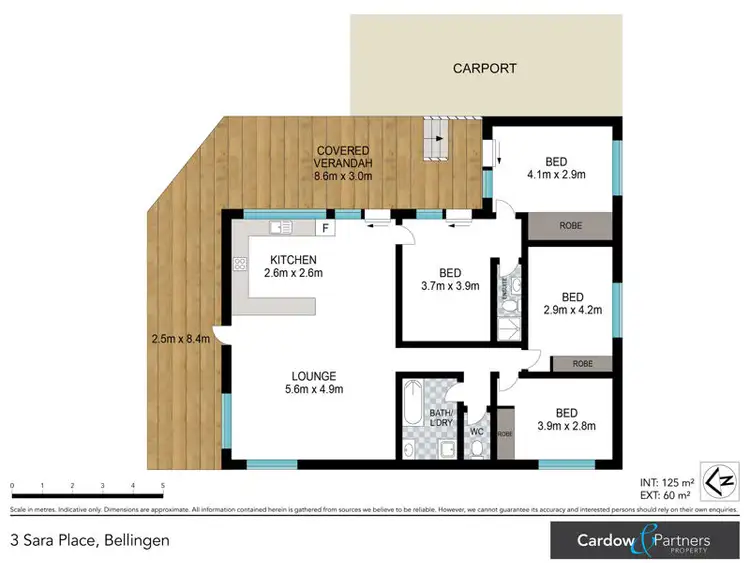 Floorplan of Homely house listing, 3 Sara Place, Bellingen NSW 2454