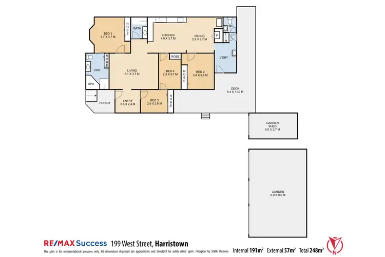 Floorplan of Homely house listing, 199 West Street, Harristown QLD 4350