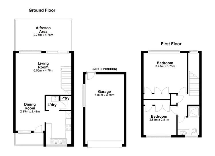 Floorplan of Homely townhouse listing, 4/29 Arbor Street, Ferny Grove QLD 4055