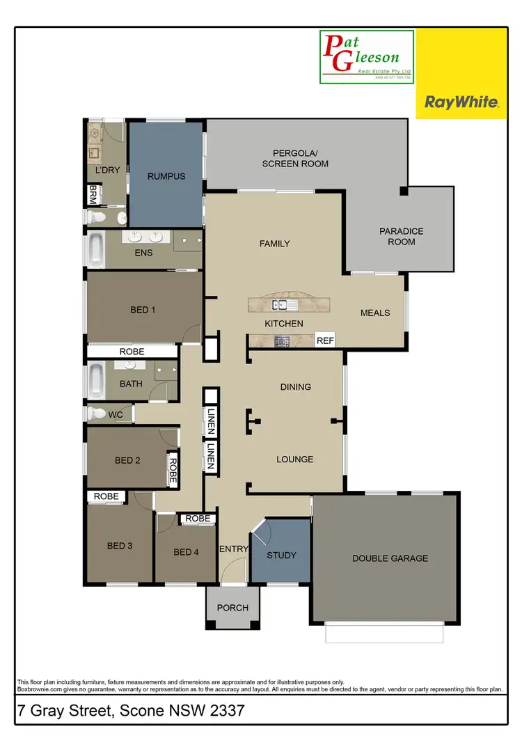 Floorplan of Homely house listing, 7 Gray Street, Scone NSW 2337