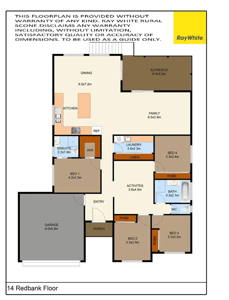 Floorplan of Homely house listing, 14 Redbank Drive, Scone NSW 2337