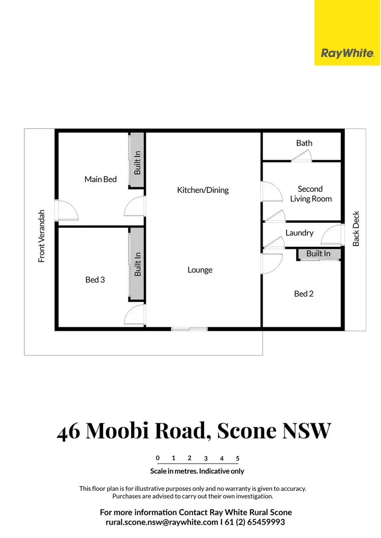 Floorplan of Homely house listing, 46 Moobi Road, Scone NSW 2337