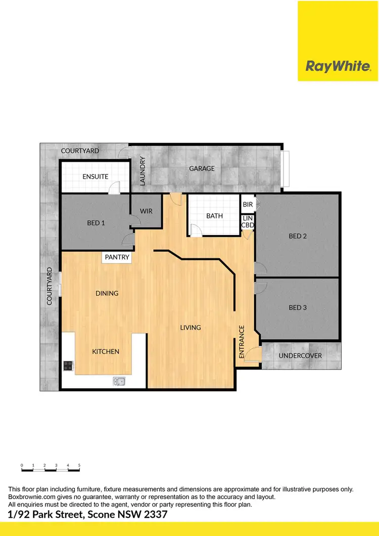Floorplan of Homely house listing, 1/92 Park Street, Scone NSW 2337