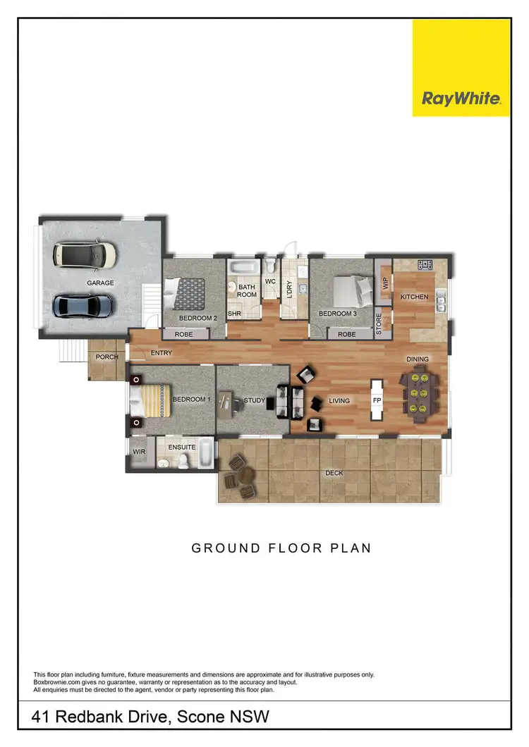 Floorplan of Homely house listing, 41 Redbank Drive, Scone NSW 2337