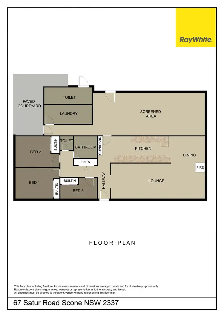 Floorplan of Homely house listing, 67 Satur Road, Scone NSW 2337