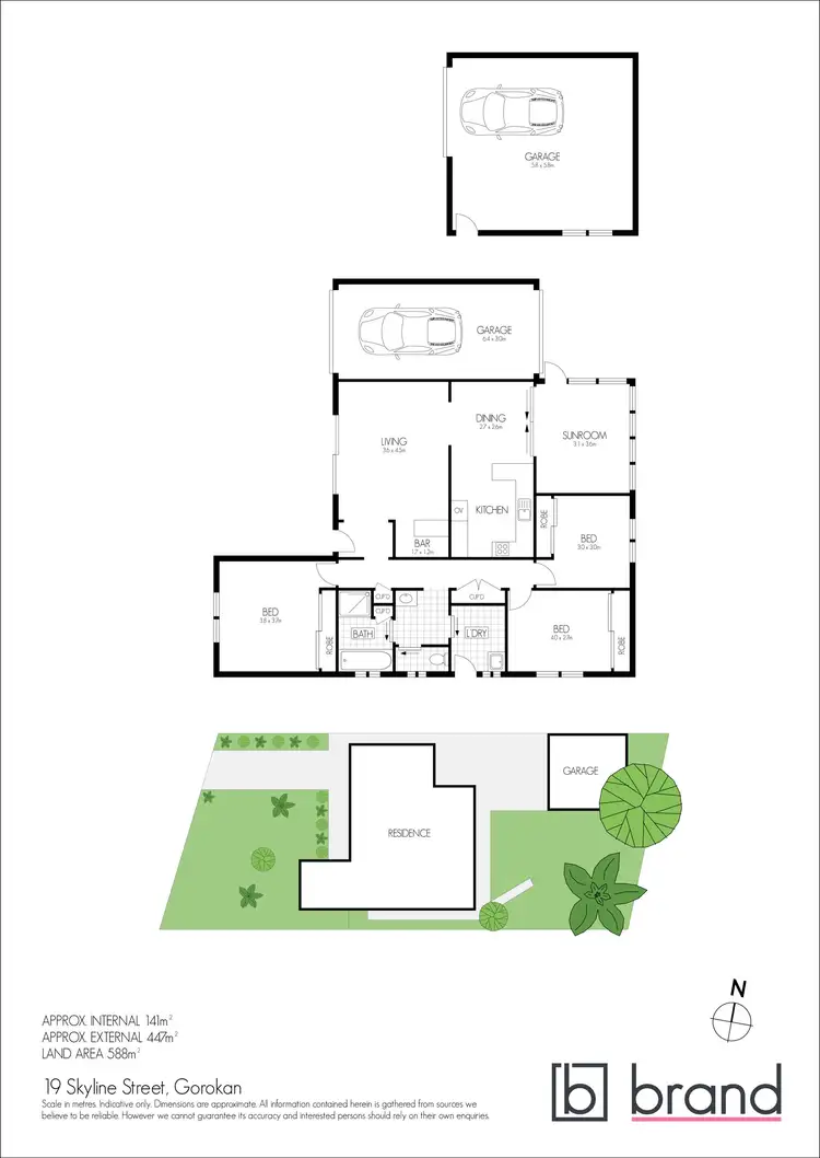 Floorplan of Homely house listing, 19 Skyline Street, Gorokan NSW 2263