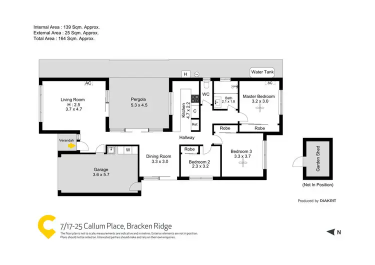 Floorplan of Homely unit listing, 7/17-25 Callum Place, Bracken Ridge QLD 4017