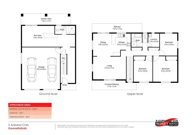 Floorplan of Homely house listing, 5 Ankana Crescent, Goonellabah NSW 2480