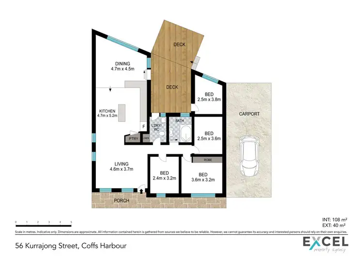 Floorplan of Homely house listing, 56 Kurrajong Street, Coffs Harbour NSW 2450