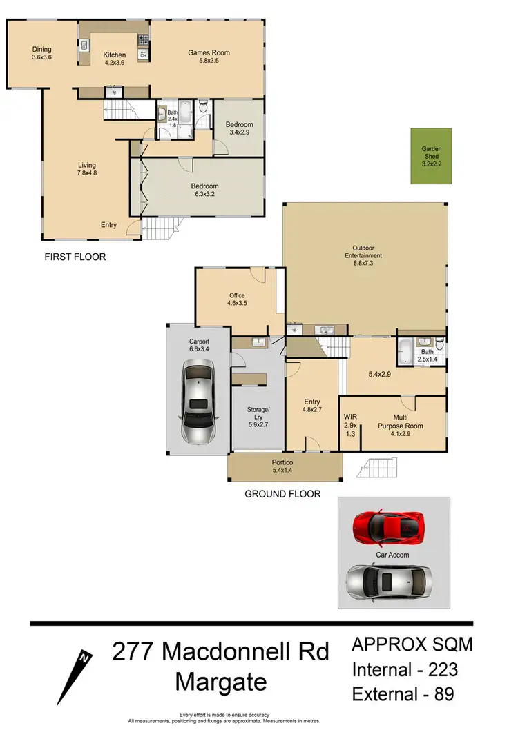 Floorplan of Homely house listing, 277 Macdonnell Road, Clontarf QLD 4019