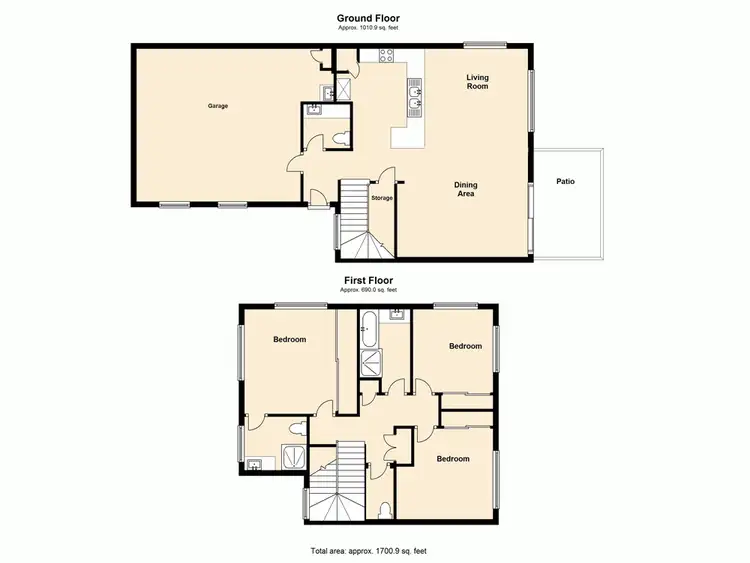 Floorplan of Homely townhouse listing, 20/15-27 Bailey Road, Deception Bay QLD 4508