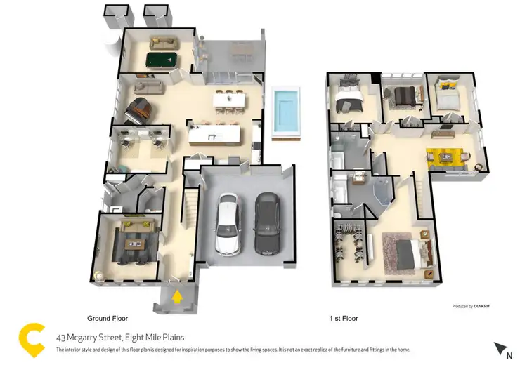 Floorplan of Homely house listing, 43 Mcgarry Street, Eight Mile Plains QLD 4113