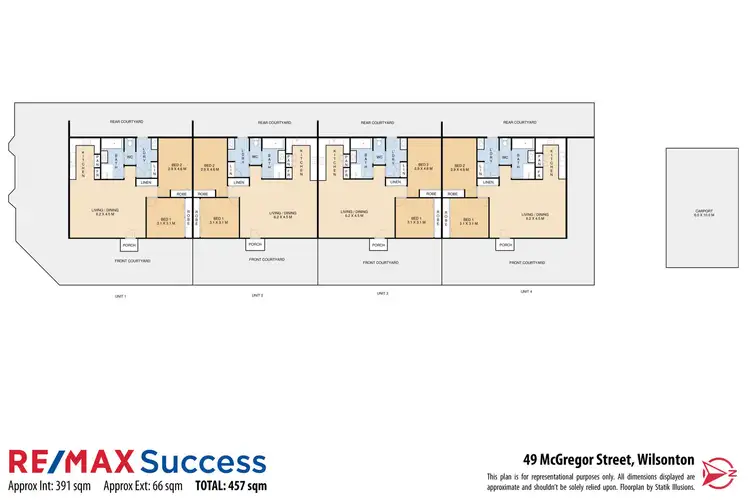 Floorplan of Homely block of units listing, 49 McGregor Street, Wilsonton QLD 4350