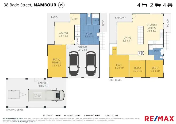Floorplan of Homely house listing, 38 Bade Street, Nambour QLD 4560