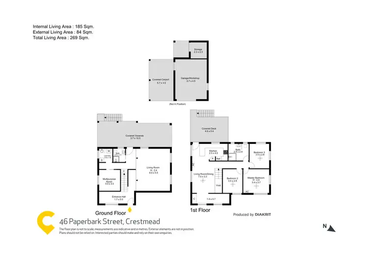 Floorplan of Homely house listing, 46 Paperbark Street, Crestmead QLD 4132