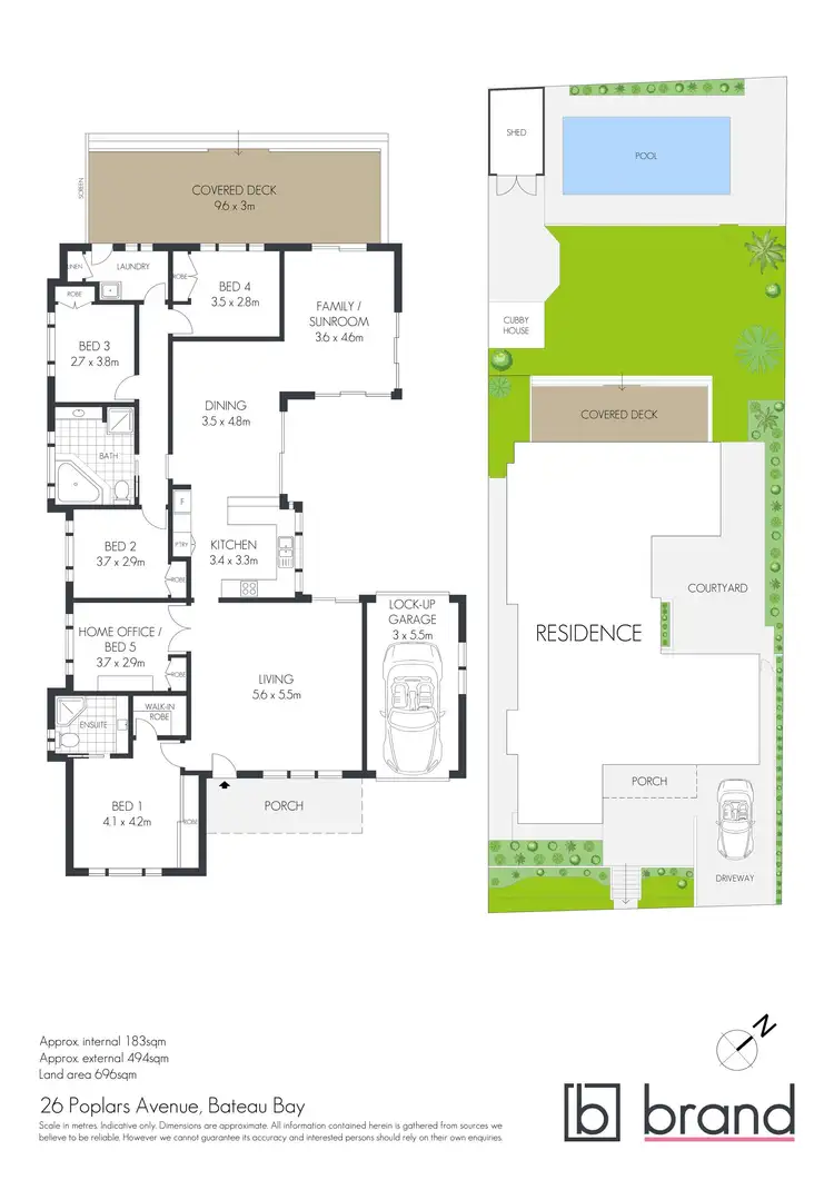 Floorplan of Homely house listing, 26 Poplars Avenue, Bateau Bay NSW 2261