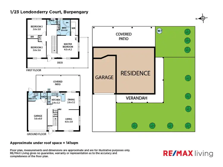 Floorplan of Homely unit listing, 1/23 Londonderry Court, Burpengary QLD 4505