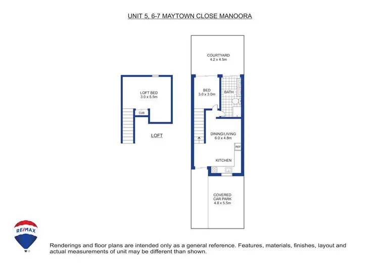 Floorplan of Homely townhouse listing, 5/6-7 Maytown close, Manoora QLD 4870