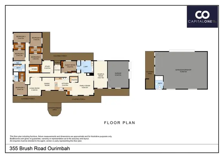 Floorplan of Homely rural property listing, 355 Brush Road, Ourimbah NSW 2258