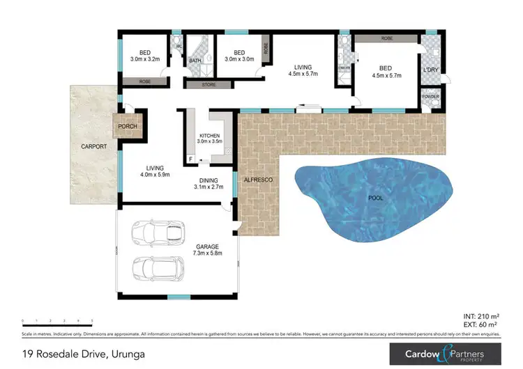 Floorplan of Homely house listing, 19 Rosedale Drive, Urunga NSW 2455