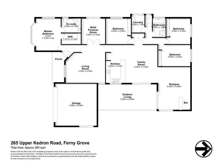 Floorplan of Homely house listing, 265 Upper Kedron Road, Ferny Grove QLD 4055