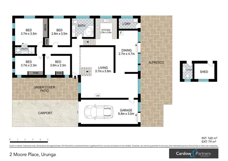 Floorplan of Homely house listing, 2 Moore Place, Urunga NSW 2455