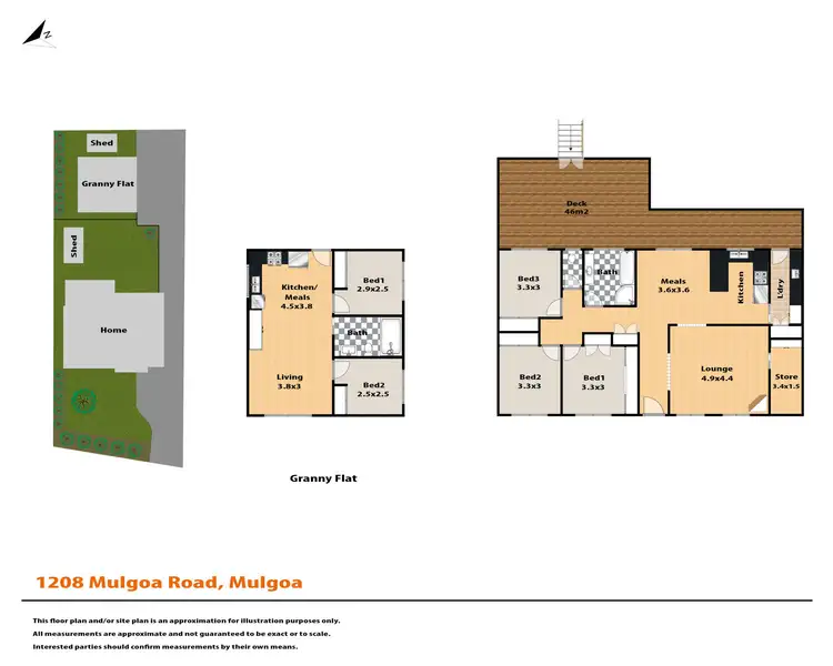 Floorplan of Homely house listing, 1208 Mulgoa Road, Mulgoa NSW 2745