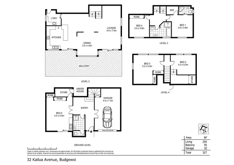 Floorplan of Homely house listing, 32 Kailua Ave, Budgewoi NSW 2262