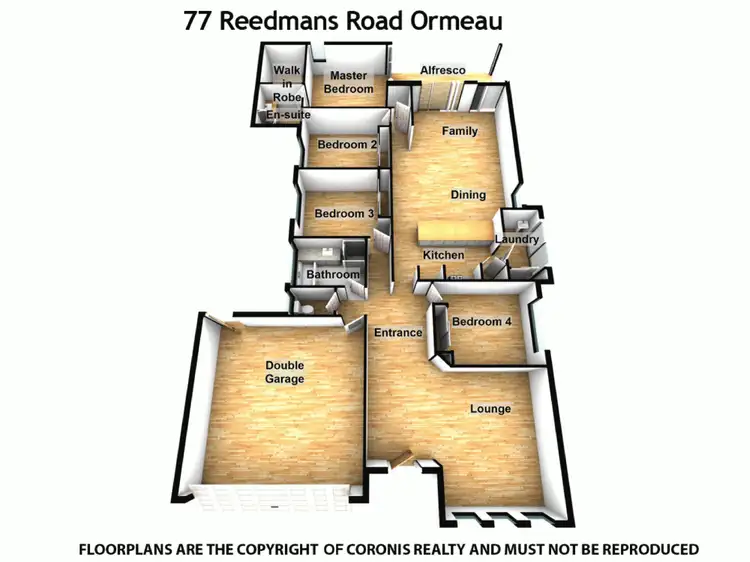 Floorplan of Homely house listing, 77 Reedmans Road, Ormeau QLD 4208