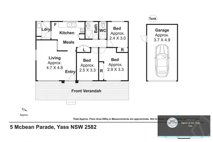 Floorplan of Homely house listing, 5 McBean Parade, Yass NSW 2582