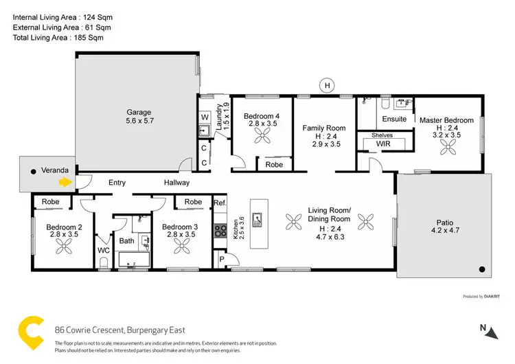 Floorplan of Homely house listing, Address available on request