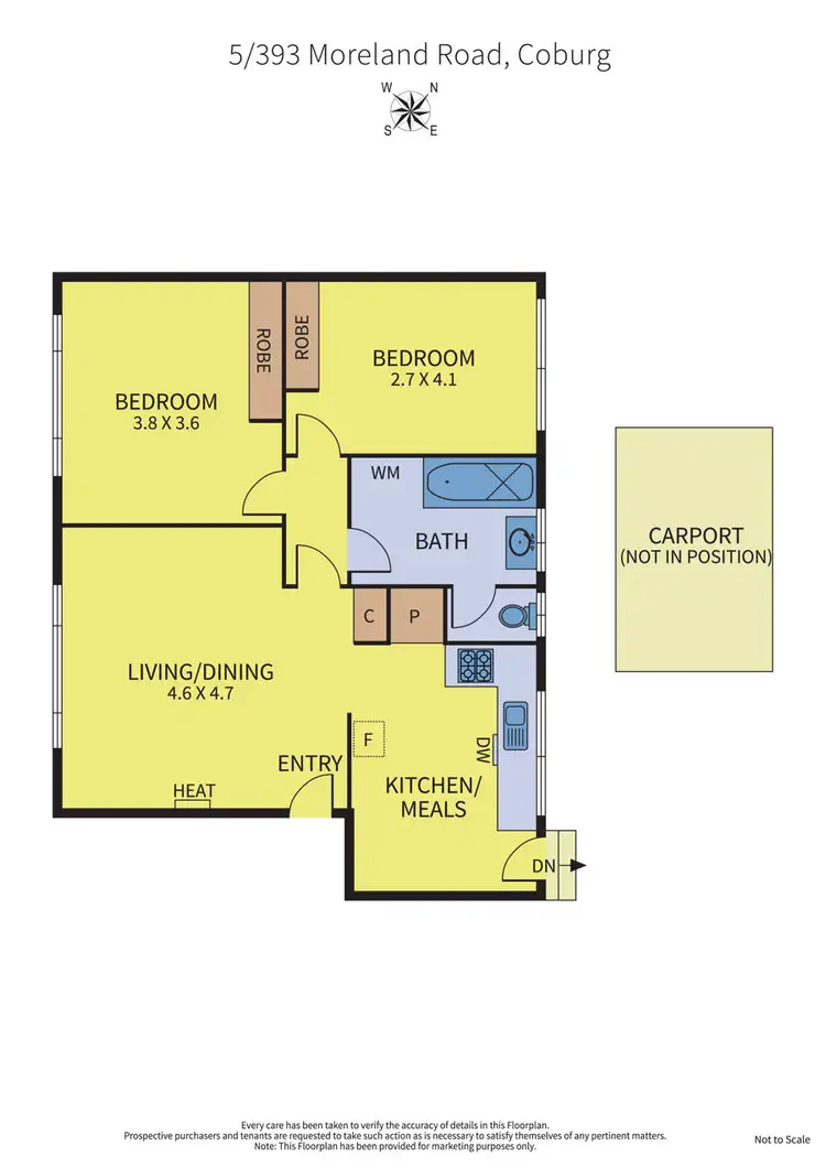 Floorplan of Homely block of units listing, 1-10/393 Moreland Road, Coburg VIC 3058