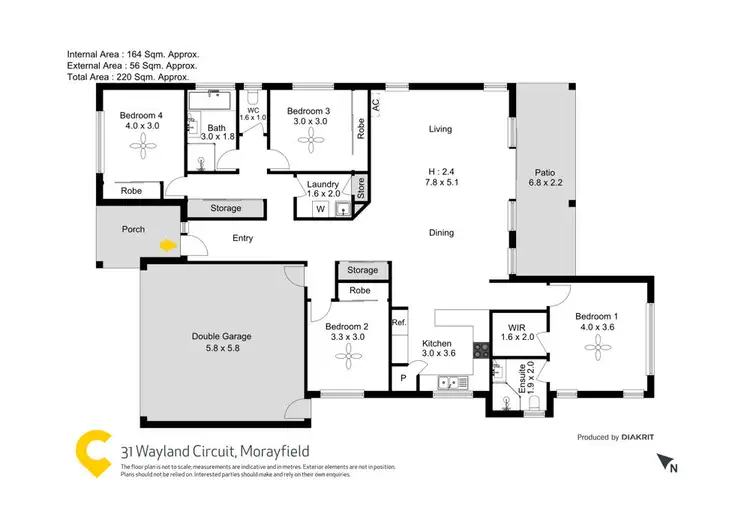 Floorplan of Homely house listing, 31 Wayland Circuit, Morayfield QLD 4506
