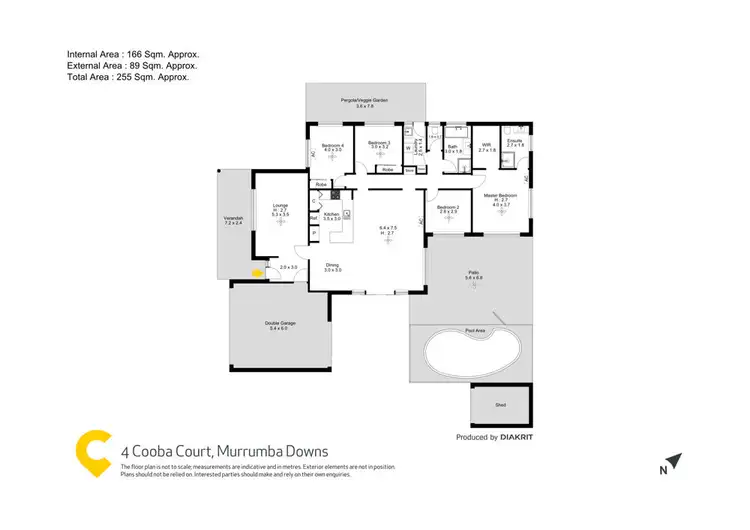 Floorplan of Homely house listing, 4 Cooba Court, Murrumba Downs QLD 4503