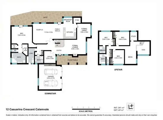Floorplan of Homely house listing, 12 CASUARINA CRESCENT, Calamvale QLD 4116