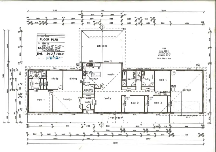 Floorplan of Homely house listing, 12 Brushtail Drive, Tamworth NSW 2340