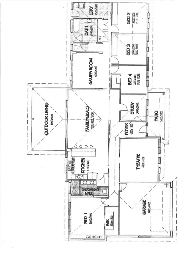 Floorplan of Homely house listing, 7 Daintree Circuit, Tamworth NSW 2340