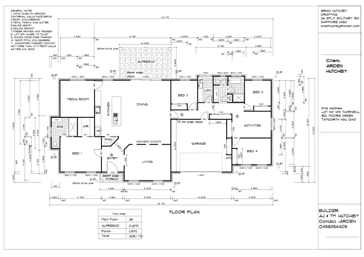 Floorplan of Homely house listing, 2D Thornbill Rd, Tamworth NSW 2340