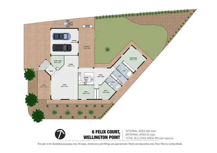 Floorplan of Homely house listing, 6 Felix Court, Wellington Point QLD 4160