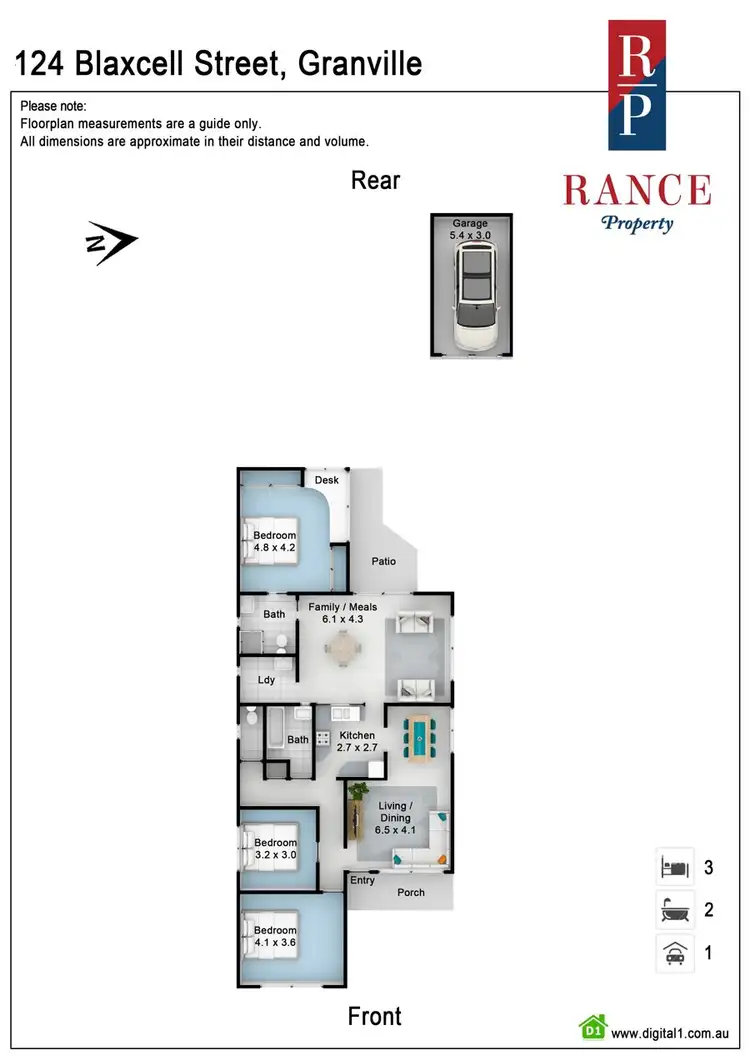 Floorplan of Homely house listing, 124 Blaxcell Street, Granville NSW 2142